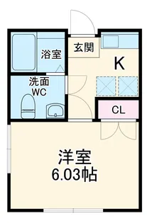 テレーゼ港南中央【1階】の間取り