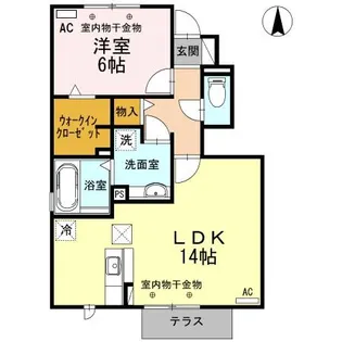 コリーヌ【1階】の間取り