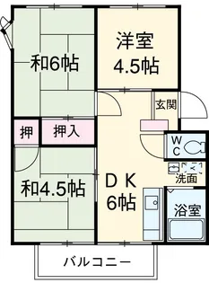 サンヴィレッジ綾瀬C棟【202号室】の間取り