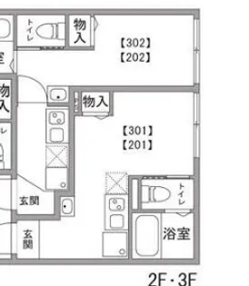 EXIA中野【2階】の間取り
