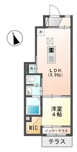 カタルピア【1階】の間取り