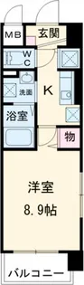 ベルフレージュ【205号室】の間取り