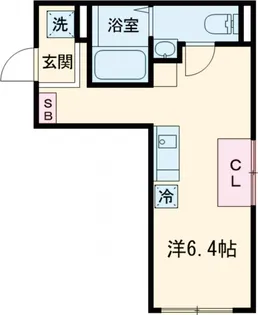 ヴァンテジオ目黒UNO【202号室】の間取り