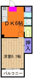 小野コーポ【304号室】の間取り