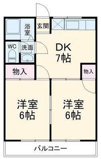 佐久間ハイツA棟【2階】の間取り