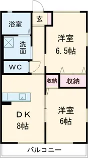 カーサ・ミラ【2階】の間取り