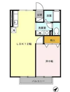 プログレ ヒノ【2階】の間取り