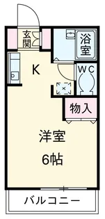 JMテラスⅢ【102号室】の間取り