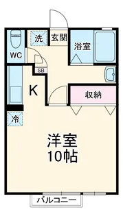 エチュード関口【1階】の間取り