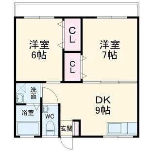メゾンいずみはら第2【302号室】の間取り