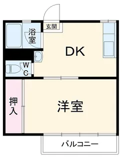 ハイム山桜【201号室】の間取り
