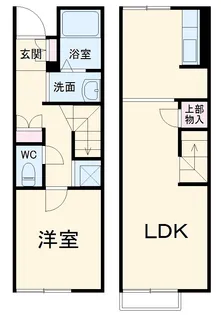 レオネクストレリーフ【1階】の間取り