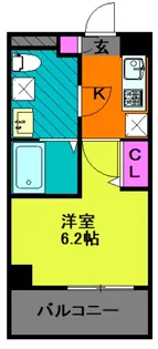 クレヴィスタ綾瀬【8階】の間取り