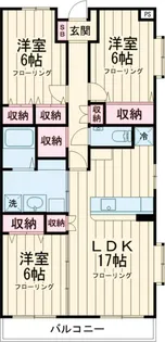 ターンドール【1階】の間取り