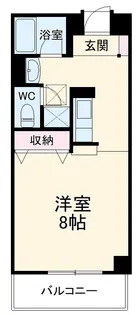 カーサフォンテ【305号室】の間取り