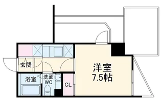 Bris登戸【601号室】の間取り