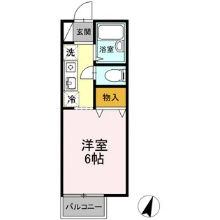 ドルフ北烏山 B【1階】の間取り