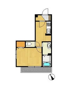 ビラ検見川【3階】の間取り