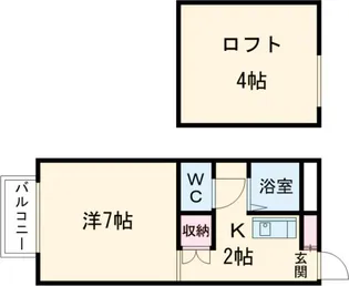 ラミアカーサ【2階】の間取り