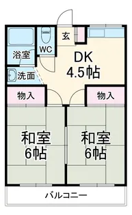 小井沼コーポ【202号室】の間取り