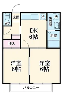 コーポアネスト【101号室】の間取り