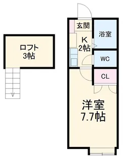 シェリールミニ B棟 【2階】の間取り