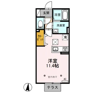 アヴァンセ【1階】の間取り