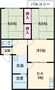 グリーンパーク忠岡【B102号室】の間取り