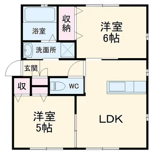 パルデロートG【1階】の間取り