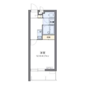 クレイノヒルサイド松尾Ⅲ【3階】の間取り