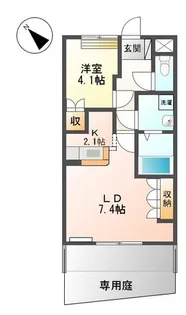 シャーロット・Ⅱ【1階】の間取り