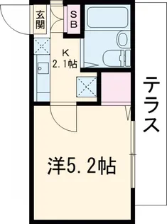 コメット砧【1階】の間取り