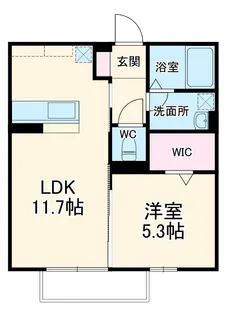 クレールⅥ A棟【1階】の間取り