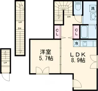 Bel Posto 用賀【3階】の間取り
