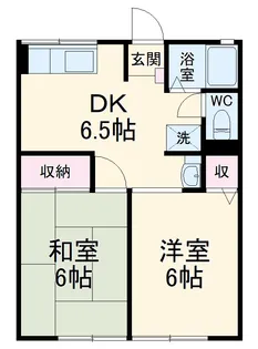 シティハイムハウスM2【201号室】の間取り