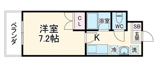 オーパス自由ヶ丘【4階】の間取り