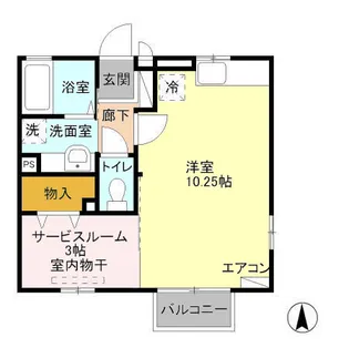 グランモア・テクノ【2階】の間取り