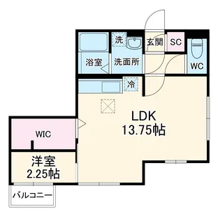 アルファベットⅡ【1階】の間取り