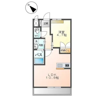 キャピタル パイン【1階】の間取り