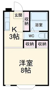 メダリスト Ⅱ【101号室】の間取り
