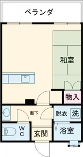 宮里マンション【403号室】の間取り