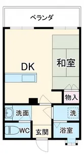 宮里マンション【502号室】の間取り