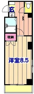 イーストベイ・船橋本町【5階】の間取り