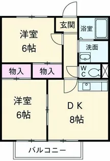 シュトラーセ藤沢B【1階】の間取り
