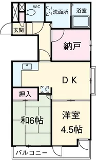 ハクベリー86【402号室】の間取り