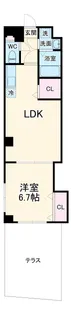 スぺランザ新検見川【1階】の間取り