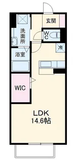 Green Heights【203号室】の間取り