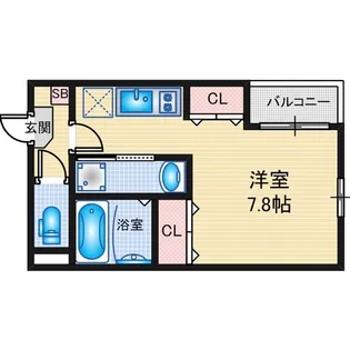 Champ de helianthe 本陣【101号室】の間取り