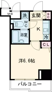 ル・リオン池袋コンフォート【12階】の間取り