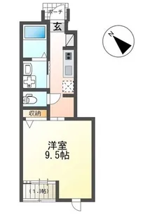 ルミエール(Lumiere)【1階】の間取り